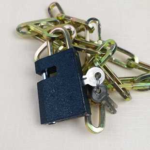 新款直销电动车链条锁 铁链锁 加粗摩托车铁链锁 加长铁链锁