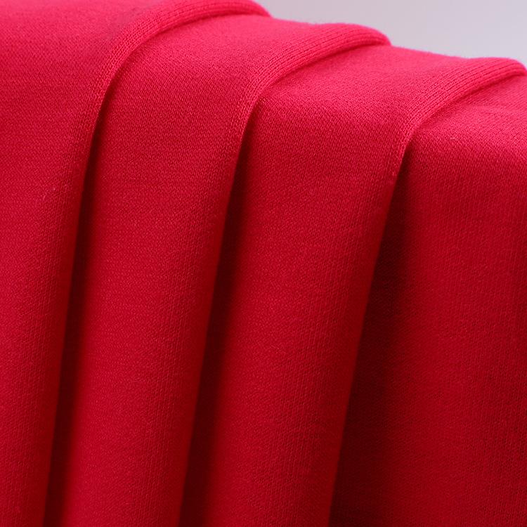 新款直销32s精梳CVC小卫衣面料 涤棉针织毛圈布 秋冬卫衣运动服休