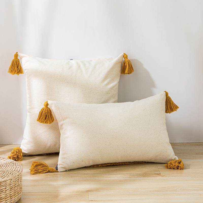 直销新款北欧ins风簇绒抱枕沙发靠枕床头腰枕靠垫波西米亚刺绣抱,居家布艺,抱枕被,淘宝优惠券,粉丝福利购,淘宝优惠卷