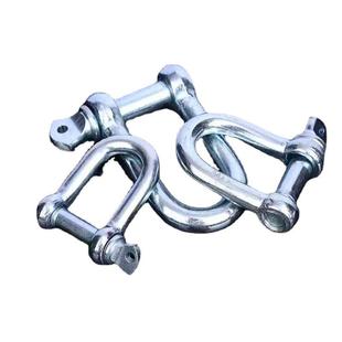 直销新款AD型卸扣马蹄扣U型环镀锌船用锁扣卡扣美式卸扣国标起重