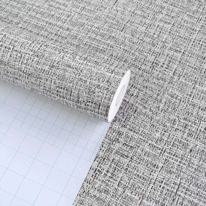 新款直销深灰色仿布纹自粘墙壁纸加厚客厅卧室电视背景墙装修PVC