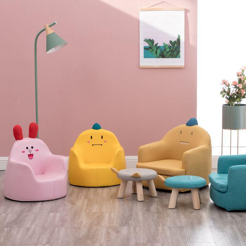 新款直销2023儿童节礼物卡通小沙发 迷你沙发座椅宝宝懒人小沙发