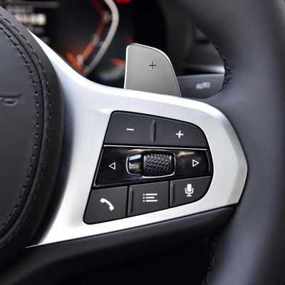 新款直销适用宝马5678系换挡拨片装饰配件2020-2022款ABS银色车内