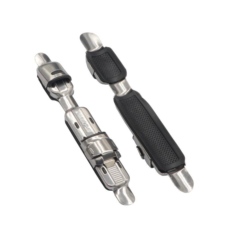 新款直销工厂鱼竿轮座不锈钢LS非富士DIY不锈钢卡座板状卡子海竿