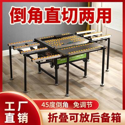 全自动瓷砖倒角机45度无尘切割机直切两用一体倒角器岩板台式开槽