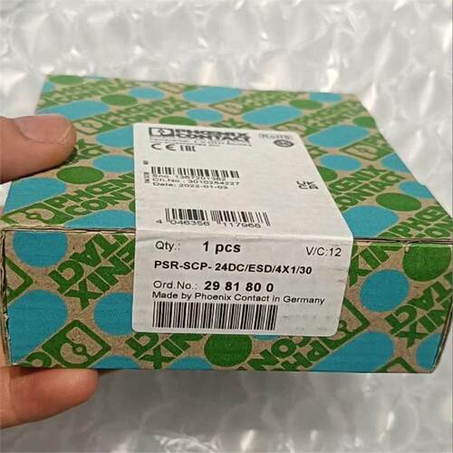 议价菲尼克斯2981800 PSR-SCP- 24DC/ESD/4X1/30安全继电器现货议