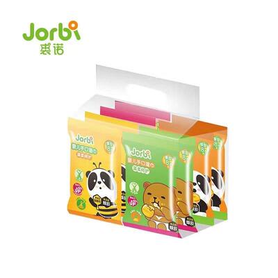 Jorbi裘诺 婴儿无纺布手口湿巾新生儿专用滋润保湿护理湿纸迷你装