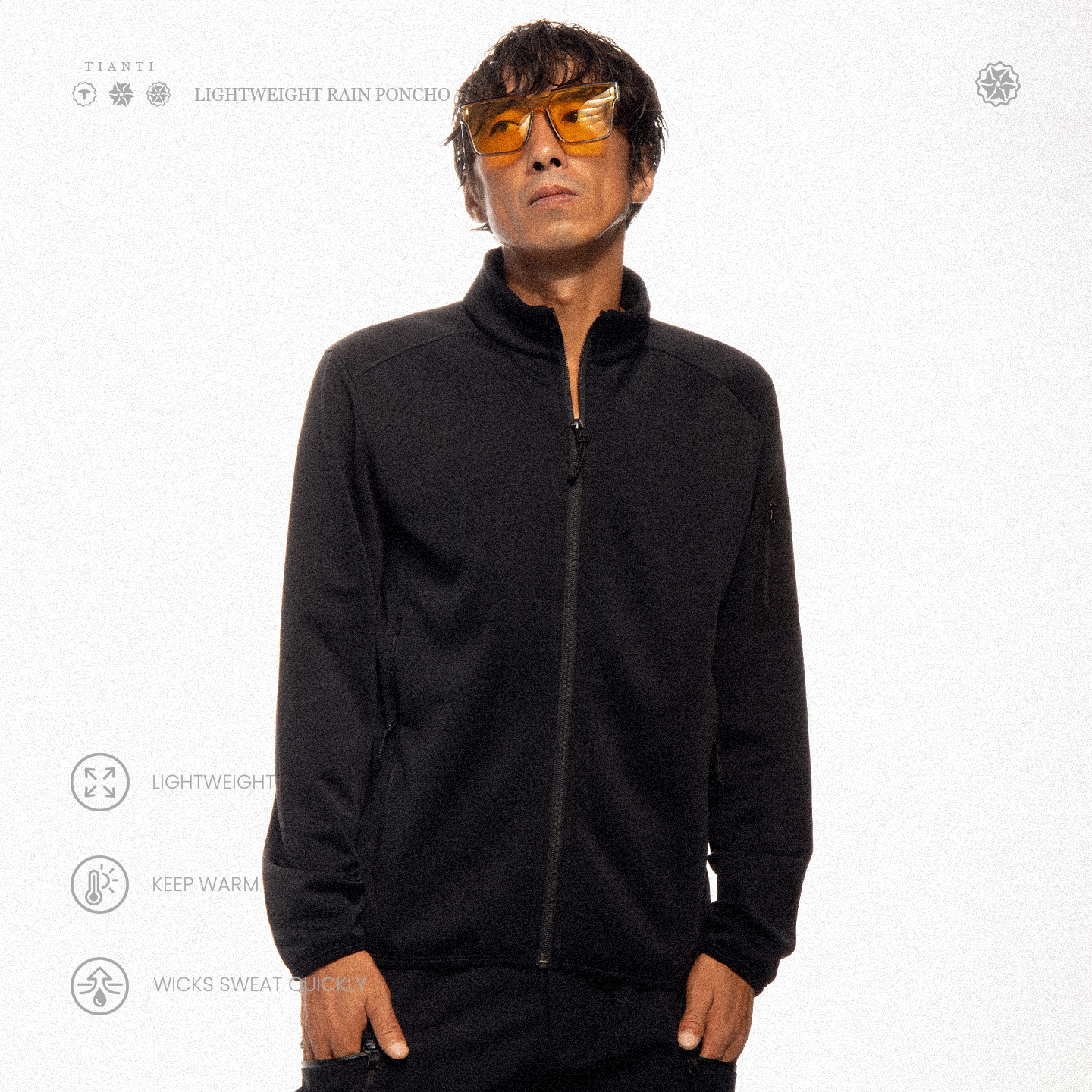 天梯TAVATINO CORDURA考杜拉抓绒衣外套秋冬户外通勤休闲夹克保暖