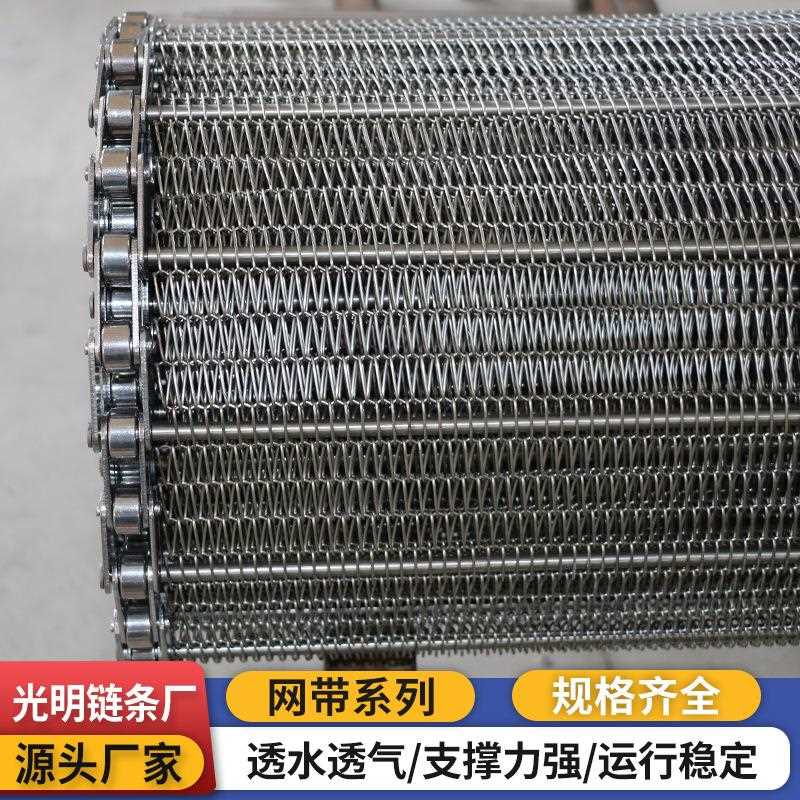 新款直销不锈钢网带速冻烘烤机械平面输送带蔬菜清洗传输带流水线