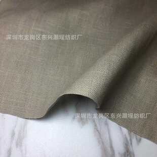 新款直销直销 秋季西装外套热销面料 苎麻竹节 禅茶服装棉麻布料