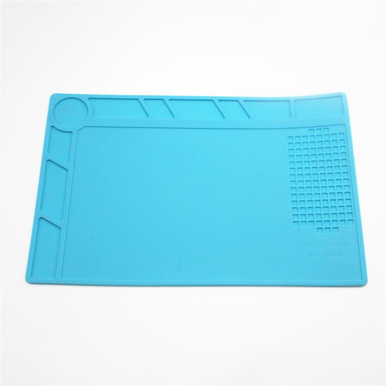 新款直销电烙铁工作台隔热垫 500度耐高温硅胶垫 焊锡电路板 手机