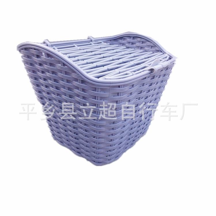 新款直销行车车筐筐盖电动车篮子通用可伸缩塑料筐盖山地车骑行防