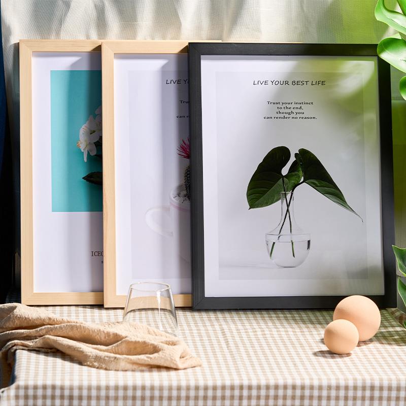 新款直销大尺寸实木挂墙款实木多色相框创意照片墙木质画框木框装