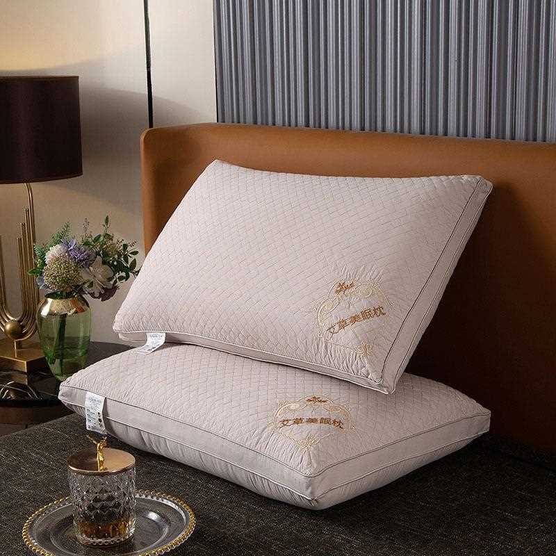 新款直销热熔整张棉可水洗不变形枕芯羽丝绒美眠艾草枕头单人透气