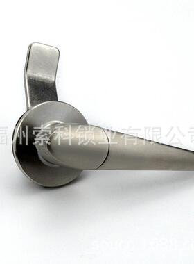 新款直销配电箱锁开关柜门锁MS308-3电柜锁转舌执手锁不锈钢304