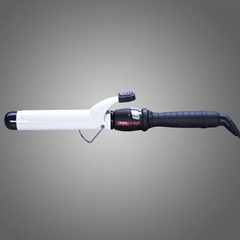 直销新款外贸出口 陶瓷梨花头卷发棒 大卷美发电卷棒不伤发卷烫发