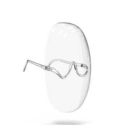 新款直销透明面罩防护面屏双面防雾牙科骑行防飞溅防油烟防粉尘面