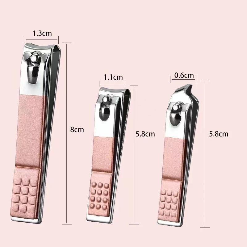 新款直销墨绿色不锈钢指甲剪 大号家用指甲钳可爱斜口少女指甲刀