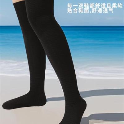 下田插秧袜子水鞋滩涂赶海防割专用鞋子加长筒防滑沙滩袜防沙脚套