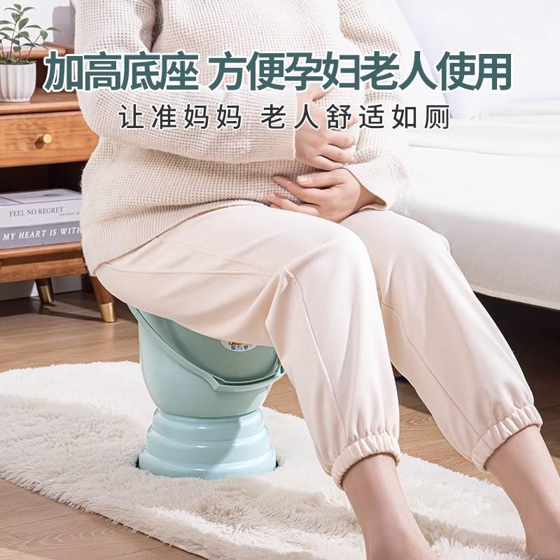 带盖防臭孕妇尿桶女生家用卧室小便痰盂坐便器成人农村老人尿桶
