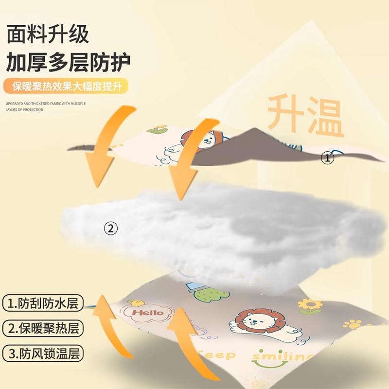 电动车挡风被防雨双面防水秋冬加绒加厚电瓶车防雨四季通用2024新