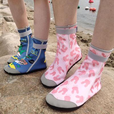 沙滩鞋儿童高筒涉水鞋防滑防沙男女户外溯溪游泳浮潜鞋速干赶海鞋