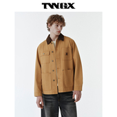 Teenie 水洗做旧帆布舒适牛仔夹克 复古工装 Weenie小熊男装 美式