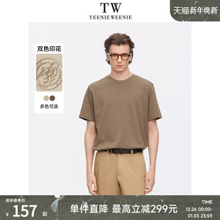 新款 T恤男2024夏季 卡通短袖 TeenieWeenie小熊男装