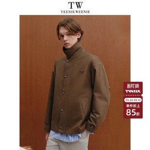 复古撞色翻领工装 TeenieWeenie小熊男装 美式 新款 夹克 外套2025春季