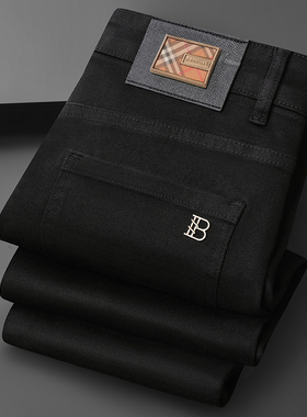 秋冬款欧货欧洲站轻奢加厚黑色防褪色九分裤弹力修身小直筒裤潮牌