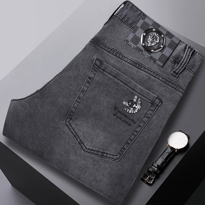 2025新款秋冬季男士牛仔裤修身
