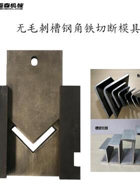 液压冲压冲孔模具不锈钢防盗网角铁槽钢切角切断自动数控冲床模具
