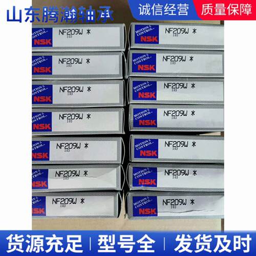 日本NSK轴承 NF209W NF209EMC3 恩斯克NSK 圆柱滚子轴承