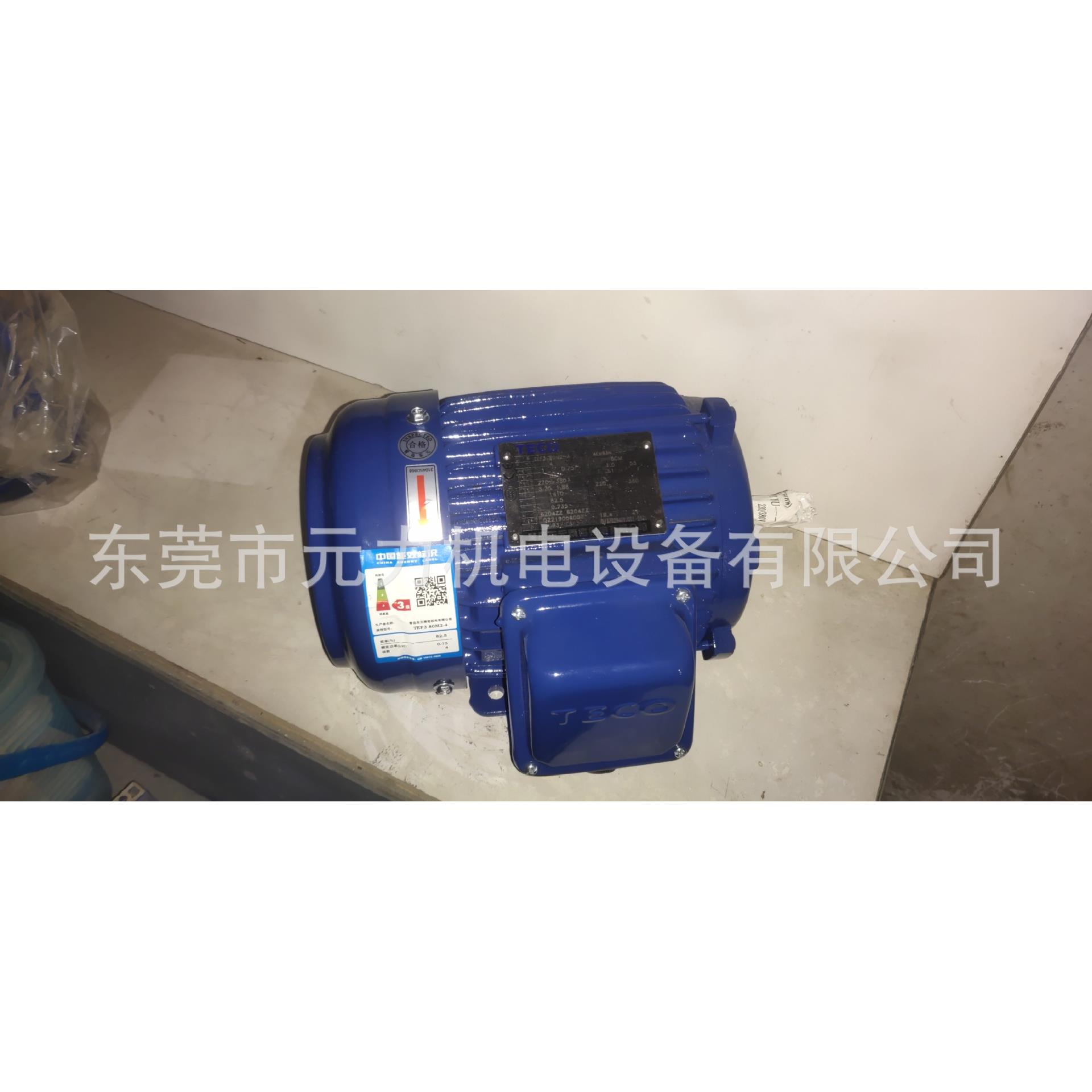 TECO东元新款电机马达AEMB3N-4P-220V/380V-50HZ
