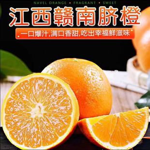 正宗赣南脐橙产地直发新鲜时令果冻甜橙自家果园江西水果橙子礼盒