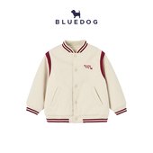 BLUEDOG 韩国蓝狗25FW冬季 小童棒球服外套加绒夹克外套百搭保暖