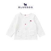 BLUEDOG 蓝狗25FW秋冬云朵小狗绵软开衫 儿童轻盈保暖小外套