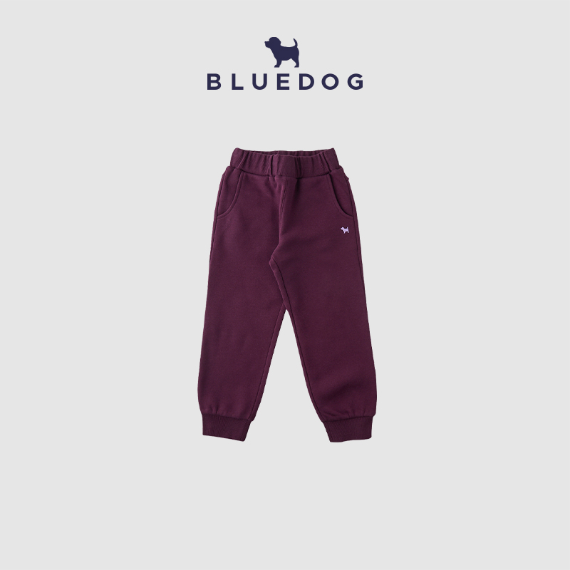 BLUEDOG韩国大童加绒束脚裤