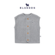 简约舒适绵柔舒适宽松马甲开衫 BLUEDOG 韩国蓝狗26SS春季 保暖