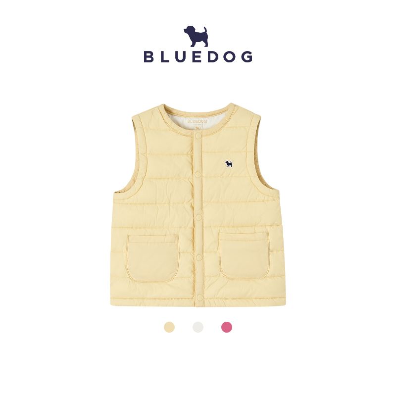 BLUEDOG蓝狗轻暖充绒马甲
