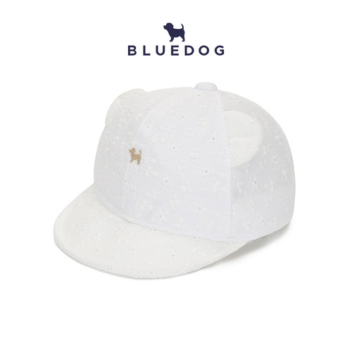 BLUEDOG小耳朵刺绣棉布帽