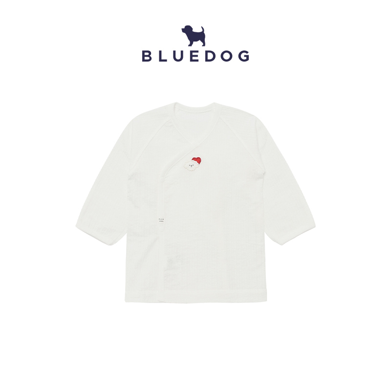 BLUEDOG 蓝狗25新韩国进口新生婴儿衣服上衣初生家居和尚服
