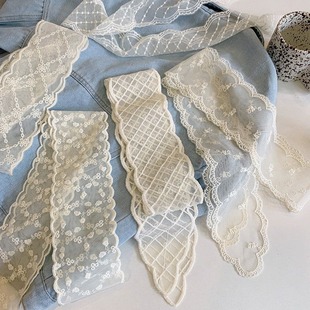 韩版 森系蕾丝多用丝巾飘带发带绑头发网红小仙女超仙扎头发 新款