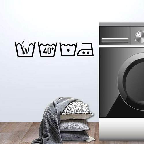 洗衣机可移除个性时尚创意客厅卧室墙贴洗衣房居家A3246P