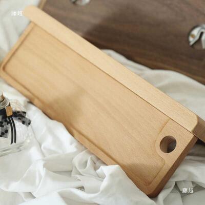 架桃木挂衣钩免钩打孔挂毛巾架墙上置物架胡客厅收纳壁挂式545100