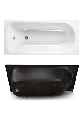 2U8KF75S5J67卫生间方单形人泡大铸铁别澡墅嵌入成式浴缸家用小户