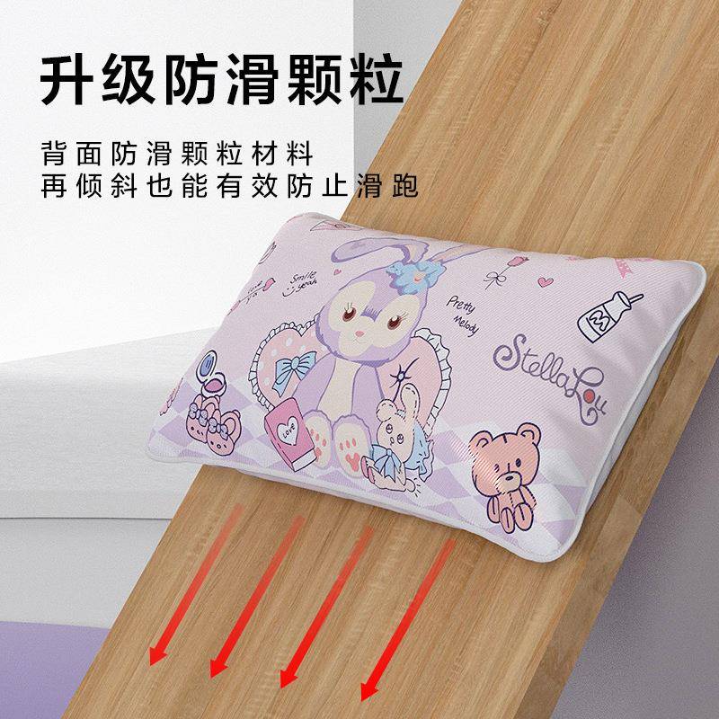 夏季儿童冰丝枕套学生乳胶一对装枕头巾幼儿园宝宝凉枕芯套30x50