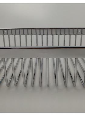 出HTO口德国304不间锈厕所置物长架浴钢室方形网篮壁挂卫生五金挂