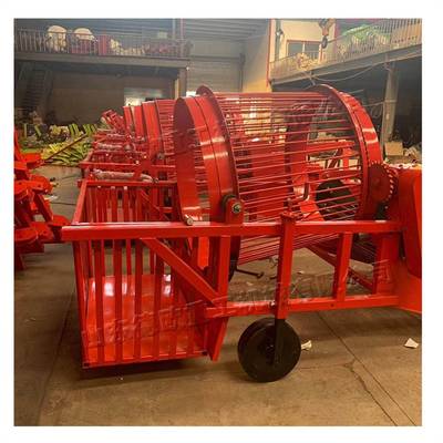 Plastic recycling machine 庄稼地废膜清理机 滚筒式根茎捡拾机