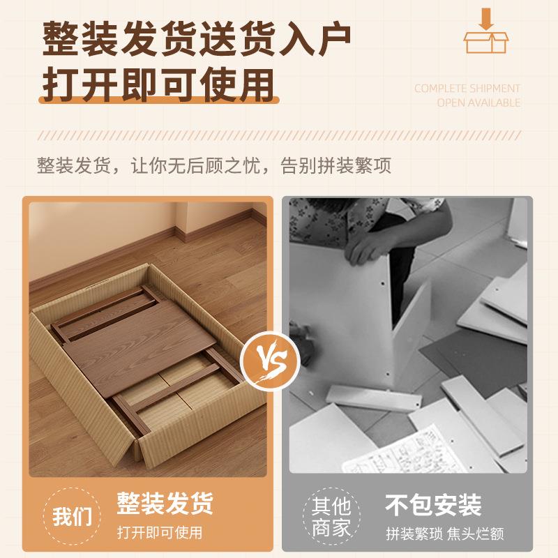 折叠小书桌床头电脑桌可简易家用小型实餐135桌卧室折木户叠书桌